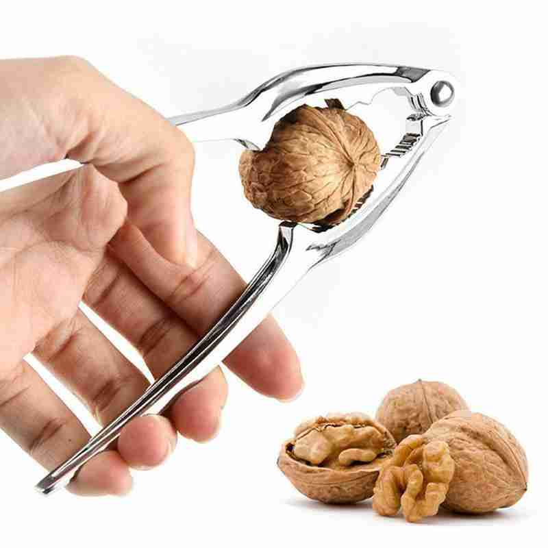 Walnut Clip Zinc Alloy Nutcracker Sheller Walnut Nut Cracker Quick Walnut Almond Pecan Nutcracker Kitchen Fruit Tool Accessories