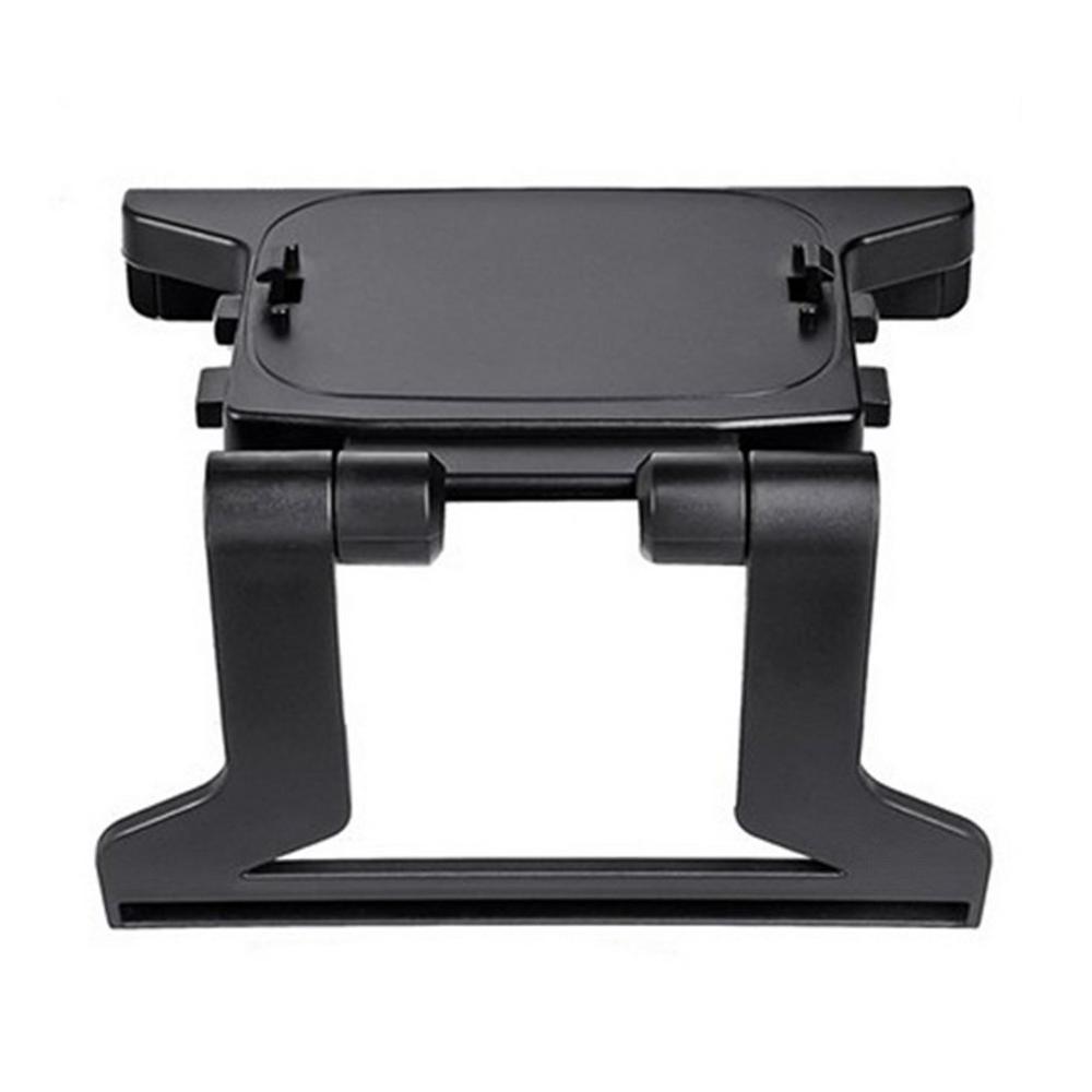 Durable Use Plastic Black Plastic TV Clip Clamp Mount Mounting Stand Holder Suitable for Microsoft Xbox 360 Kinect Sensor