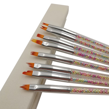 Nail Brush Set 8pcs Painting Different Artistic Patterns