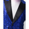 FEESHOW Boys Blazer Kids Suits Stylish Sequins Lapel Suit Boy Jacket Coat Blazer Tuxedo for Wedding Banquet Party Birthday Suit