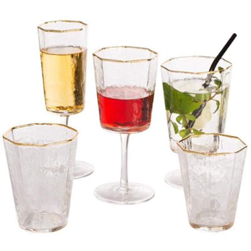ATUCOHO Red Wine Glass Whiskey Wine Cup Vodka Bar Club Party Wedding Cocktail Glass Juice Milk Tea Cup With Drinking Tube Straw