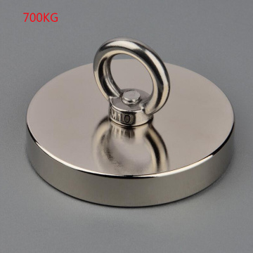 700Kg Design High Magnet Strong N52 Powerful Neodymium Permanent Magnet Magnets Fishing Magnet with Ring Magnetic Material Base