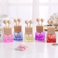 New Car Air Freshener Air Vent Clip Perfume Glass Empty Colorful Bottle for Auto Pendant Essential Oil Scent Diffuser