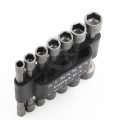 9/14 Pcs/Set Magnetic Hex Socket Sleeve Wrench Set Nozzles Nut Driver Screwdriver Accessories 5-13mm Powerful Drill Power Tools