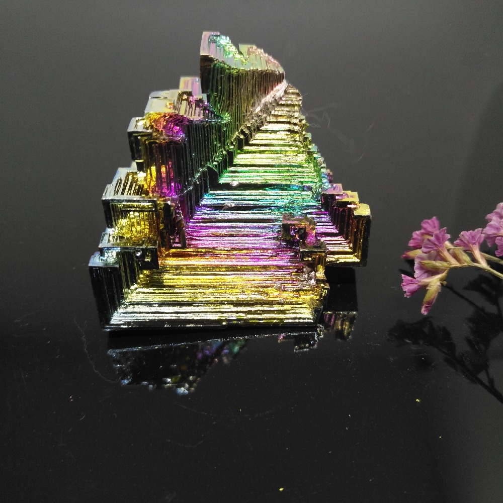 Free shipping colorful high pure 30g to 40g Bismuth Crystals professional making Bismuth Metal crystal
