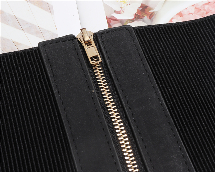 2019 new Fashion Knitted Elasticity Waist Female Belts For Women Cummerbund Good Quality Corset Bodycon Slim Wide Belt