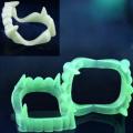 1 PC Vampire Fake Teeth for 5Y People Luminous Glow In The Dark Gag Terrorist Toy for Halloween Party Funny Spoof