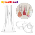 1PC Transparent Handmade Candle Mold Soap Making Mold High Temperature Resistance Clay Tool DIY Craft Supplies Wedding Decor