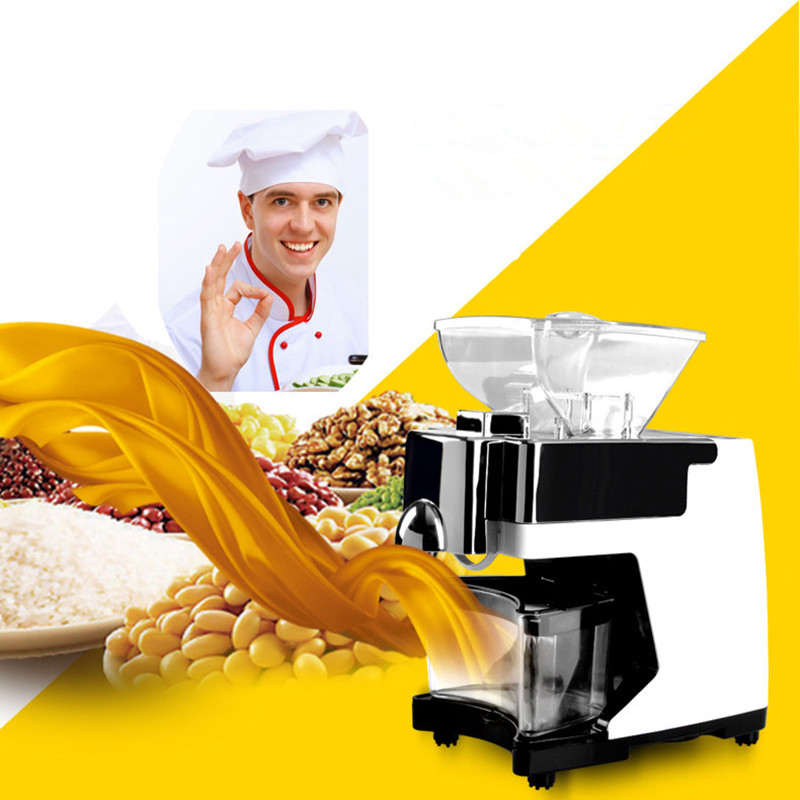 Home use mini oil press machine sunflower oil extractor vegetable seeds oil mill ZF