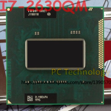Original Intel Core I7-2630QM SR02Y CPU I7 2630QM processor FCPGA988 2.0GHz-2.9GHz L3=6M Quad core free shipping