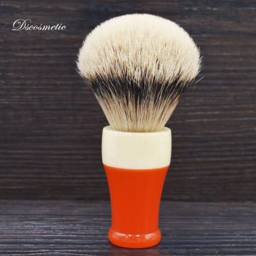 dscosemtic 26mm silvertip badger hair knot shaving brush for man