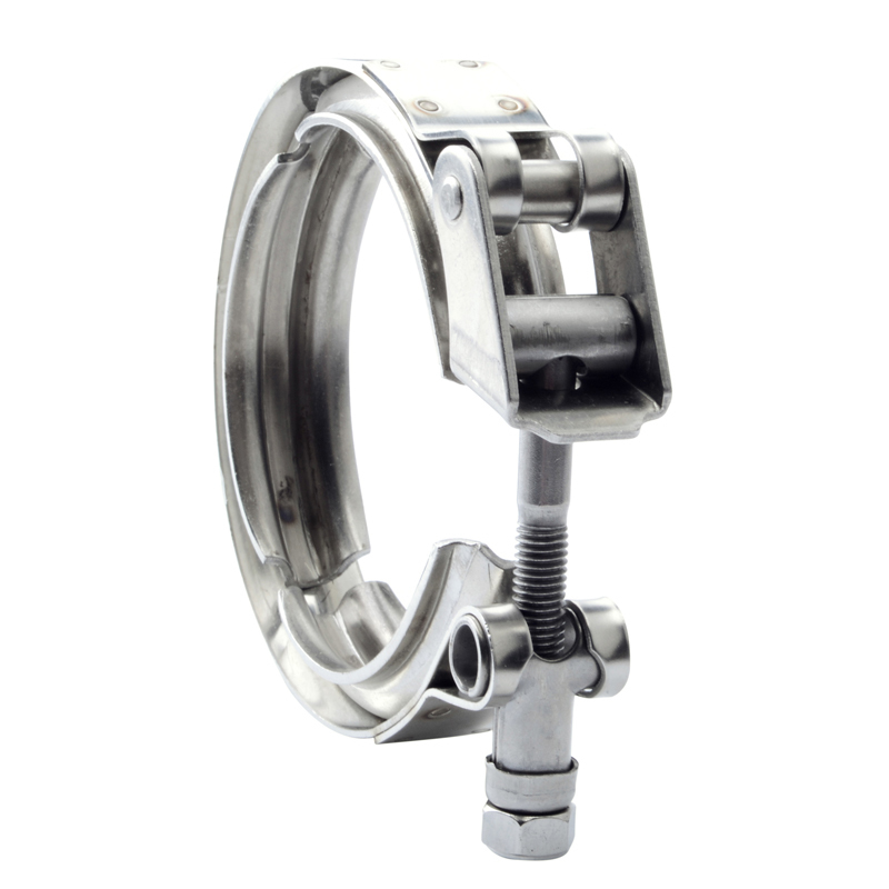 2.5"/3.0"/3.5" Stainless Steel V-Band Clamp Flange Exhaust Downpipe V-band Clamp Quick Release Clamp