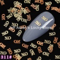 800pcs Popular English Words Nail Decals Metal Stud Nail Art Rivet Charms DIY Nails Accessories 3D Nail Art Decorations Sequins