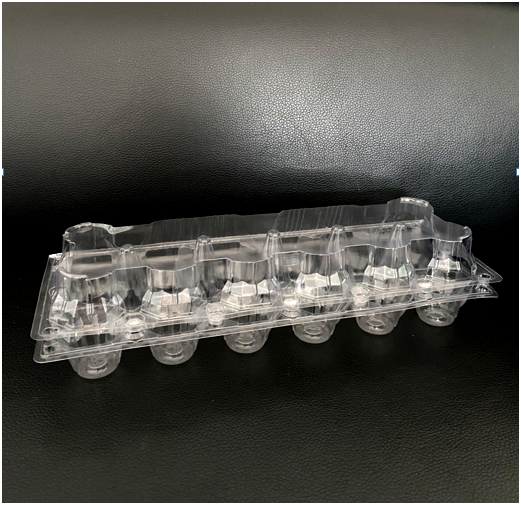 Transparent PET Packaging for Plastic Egg Box