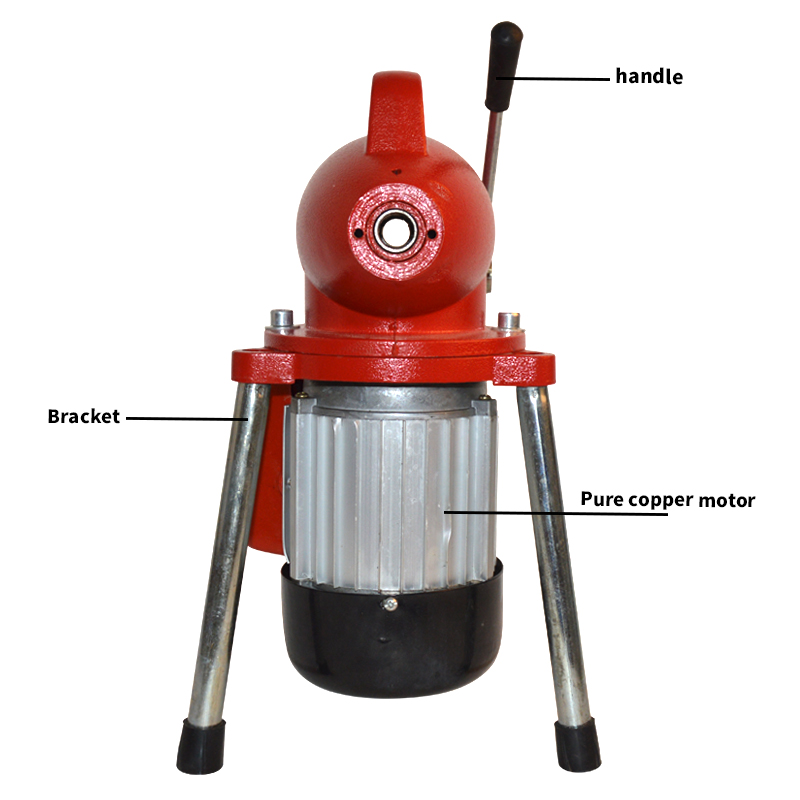 Automatic Dredge Machine GQ-80 Electric Pipe Dredging Sewer Tools Professional Clear Toilet Blockage Drain Cleaning Machine 1PC