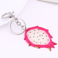 8 Styles! Fresh Fruit Keychain Apple/ Watermelon/ Lemon/ Orange/Pitaya/ Kiwifruit Keyrings Key Holder