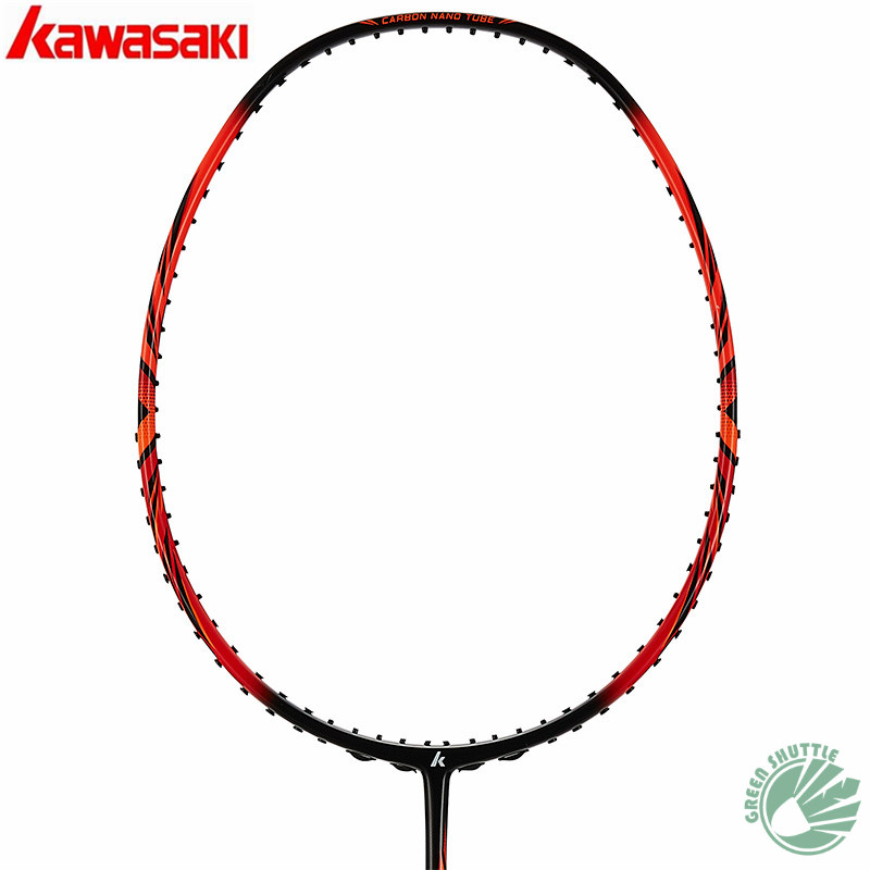 2021 Genuine Kawasaki 30T High Rigidity Carbon Fiberr Tension 666 Ad Badminton Racket G5 Racquets With Gift