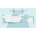 110keys Japanese Anime Totoro Design Sublimation PBT Keycaps For Cherry Switch Mechanical Gaming Keyboard Cherry Profile Keycaps