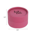 Eyelash Pink Round Box with Custom Logo