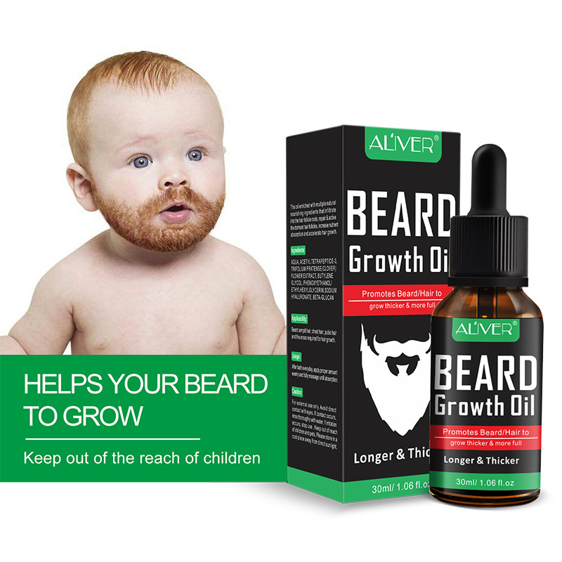 Natural Organic Beard Liquid Beard Growth Conditioner Grooming Moisturizing Moustache Care Men Beard Care Aftershave Water