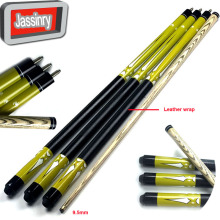 High quality SC007 Snooker ball arm cues 9.5mm leather wrap rubber wood Pool cues in 1/2 split Joint Billiards accessories