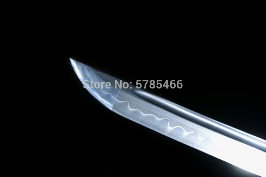 Clay Tempered Sharp T10Steel Tanto Dao Sword Katana Japanese Samurai Dagger Knife Saber