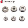 10PCS Flange Ball Bearings F623zz F624zz F625zz F604zz F606zz F688zz for 3D Printers Parts Deep Groove Pulley Wheel