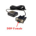 RS232 GPS receiver antenna module G-208 DB9 Female cable 5meter RS232 Level DB9 female connector 9600bps,NMEA-0183 protocol