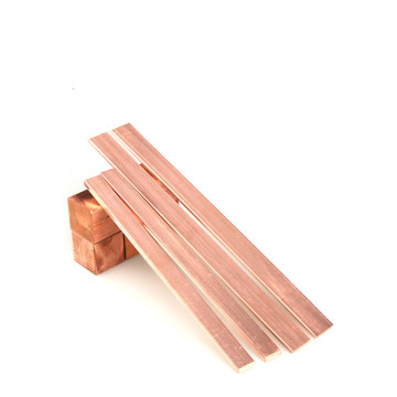 10x20x200mm High Quality Red Copper Shaft Square Copper Flat Bar Stock 3/16
