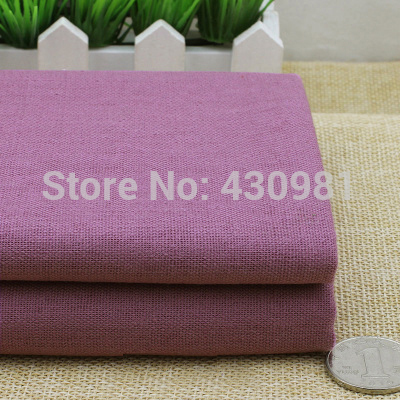 100cm*140cm Rubber red cushion table cloth textile natural linen cotton fabric meter