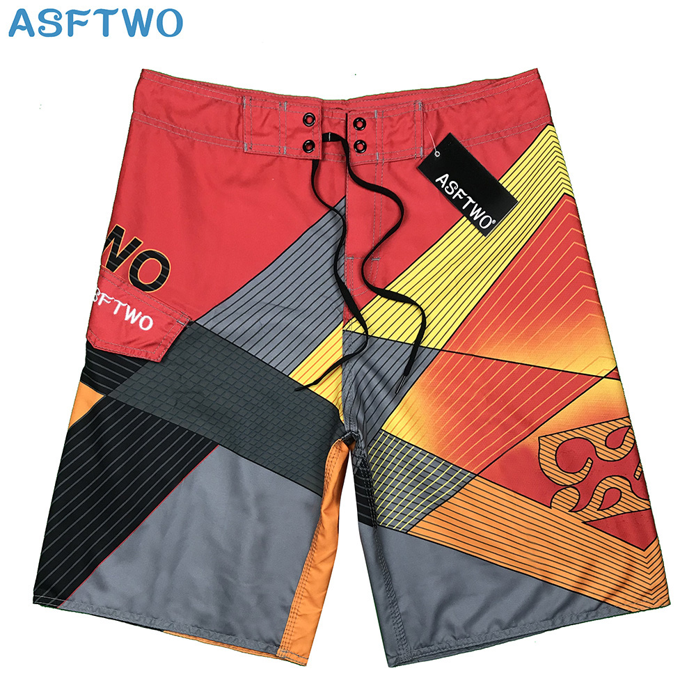 2020 New Men's Shorts Swimming Shorts Surfing Board Shorts Summer Sport Shorts Homme Bermuda Beach Pants Quick Dry Board Shorts