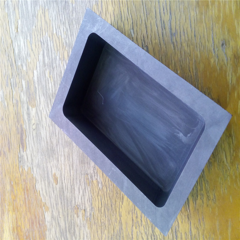 135x42x32mm Graphite tank ,squre crucible for melting ,casting