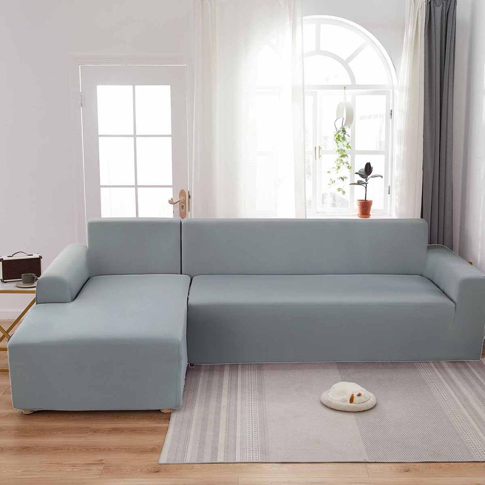 Upgrade High Quality 160g Elastic Couch Sofa Cover for Living Room Sectional Sofa Slipcover Furniture Cover