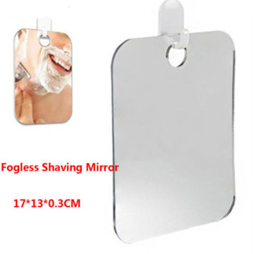 Deluxe Anti Fog Shaving Shower Mirror Fogless Washroom Bath Free Hook Antifogging Mirrors for Home