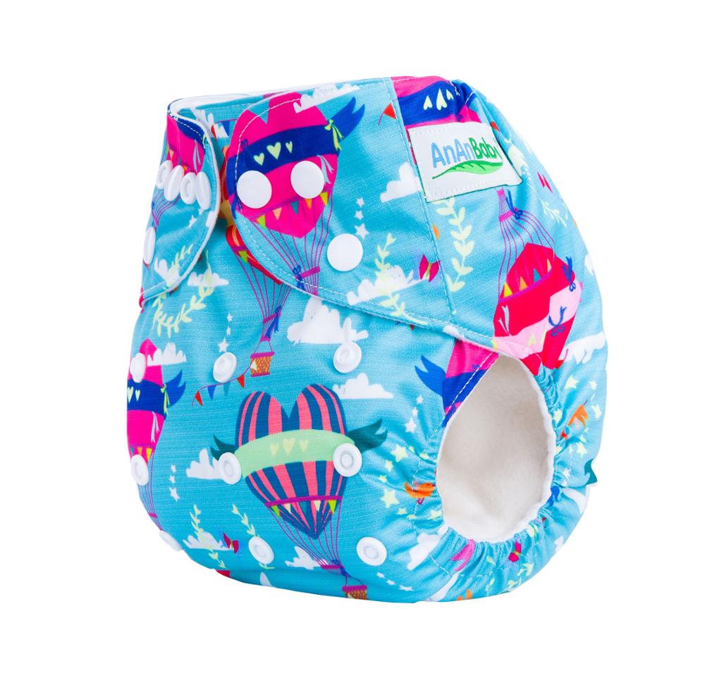 Adjustable Digital Print Baby Pocket Cloth Diaper Cover Eco-Friendly Nappies Waterproof Baby Diapers Infant Training Pants