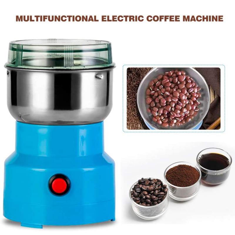 1Pcs New Multifunction Smash Machine Electric Coffee Bean Grinder Nut Spice Grinding Coffee Grinder Household Electric Grinder