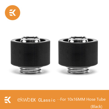 2PCS EK-STC Classic 10x16mm Hose Soft Tube Hand Compression Fittings G1/4 Secure Option For Custom Loop Liquid Cooling