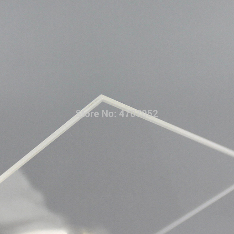 Customize Link Clear JGS1 40*20*1mm Quartz Glass Square Plate