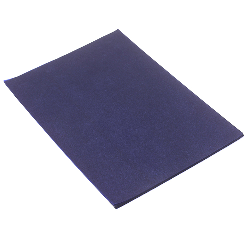 100Pcs blue A4 Copy Carbon Paper Painting Tracing Paper reusable legible tracing painting accessories School Office Supplies hot