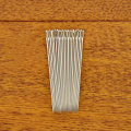 30Pcs Silver Tone Steel Hand Long Sewing Needles 6.6cm Long agulhas pins set
