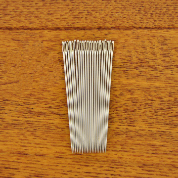 30Pcs Silver Tone Steel Hand Long Sewing Needles 6.6cm Long agulhas pins set