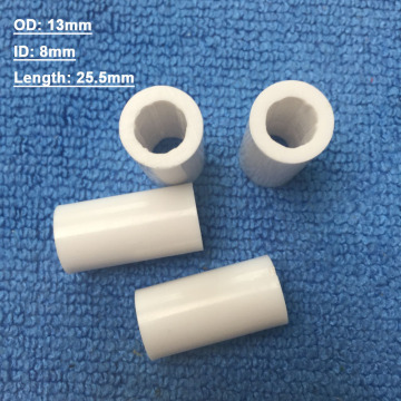 Free shipping 10pcs/lot OD13mm/ID8mm Pool cue ferrules 25.5mm Length white plastic Billiards Cue tubes Billiard accessories