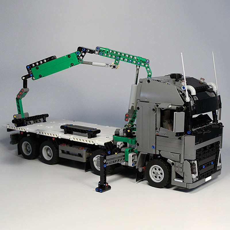 MOC Engineering Crane Technic Truck Crane Building Blocks City Construction Car Educational DIY Toys Model Bricks Kids Xmas Gift
