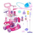 Gardening Trolley Simulation Vacuum Repair Kids Cleaning Set Watering Shovel Trolley Toys