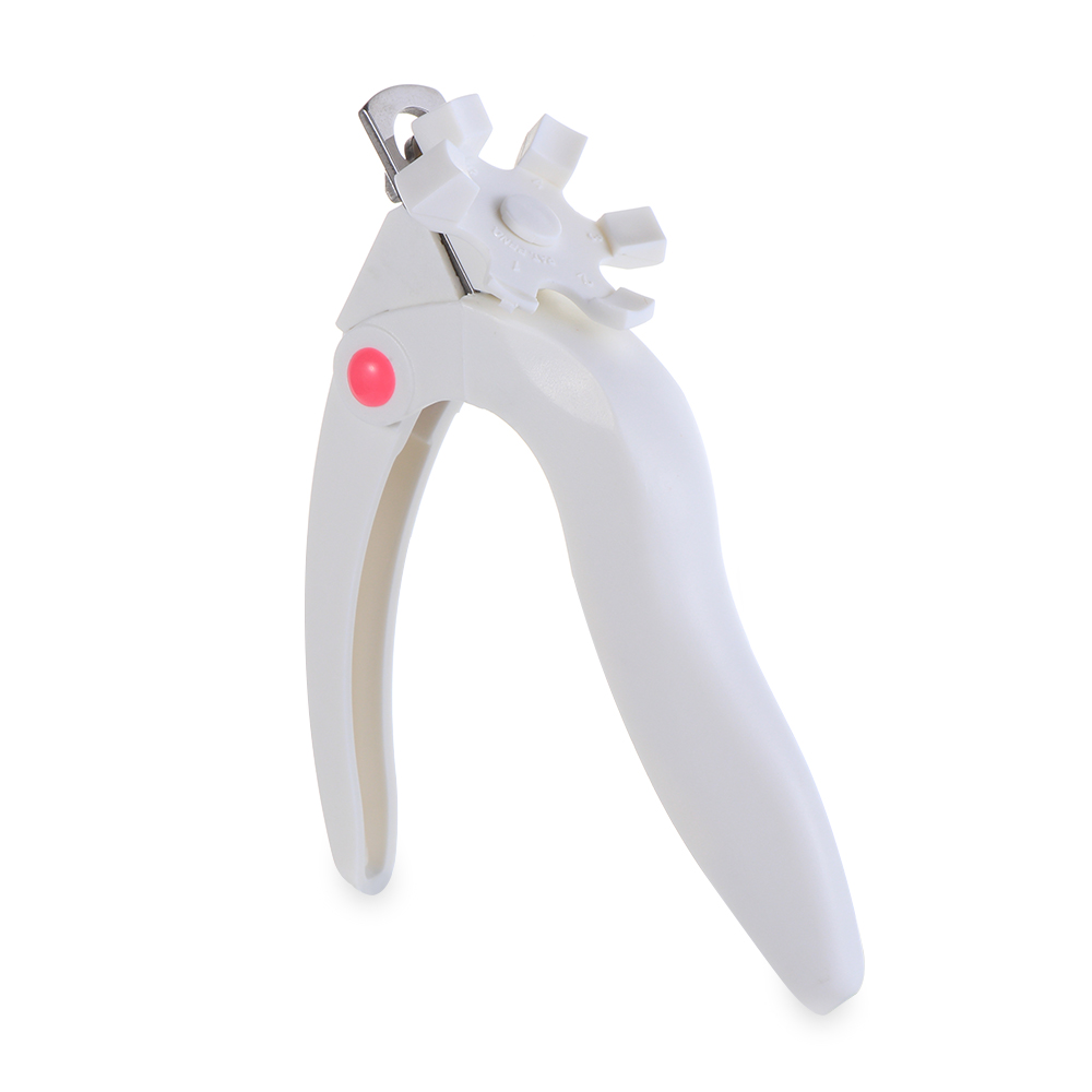 New White Nail Clipper Fake Trimmer Manicure Clamp Special Type U Word Cut Clipper False Nail Tips Edge Cutters Manicure Tools