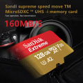 Original SanDisk Micro SD Card 64GB A2 Extreme Memory Card 128GB 256GB 160MB/s TF Card Flash Drive for Smartphone