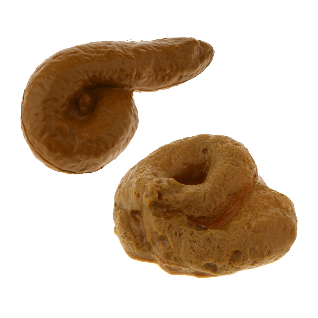 2pcs Realistic Sticky Mischief Turd, Gag Shits Poop, Fake Feces Classic Shit Toy, Practical Gag Funny Joke Gadget Toys