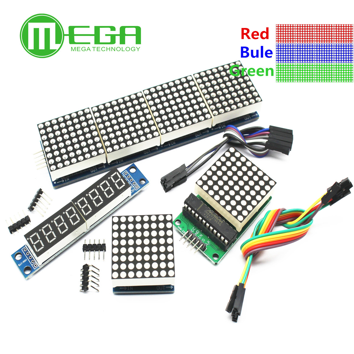 MAX7219 dot matrix module microcontroller module display module finished goods