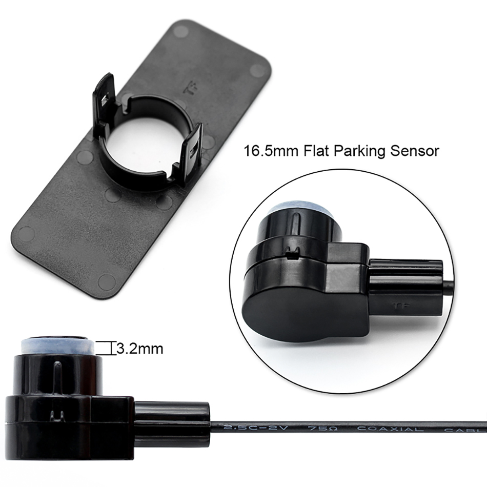 GreenYi Parking Sensors with Mirror Auto Dimming Monitor with Car Auto Parktronic LED Parking Sensors 4/8 Radar Detector System