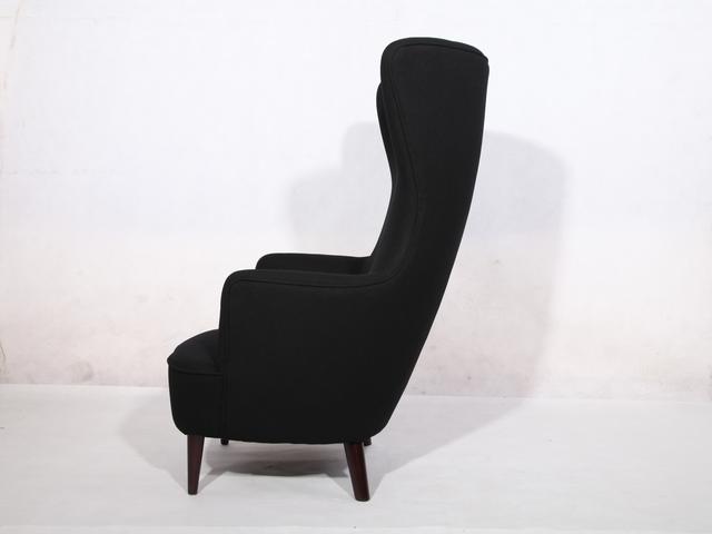 Fabric Wingback Lounge Chairs